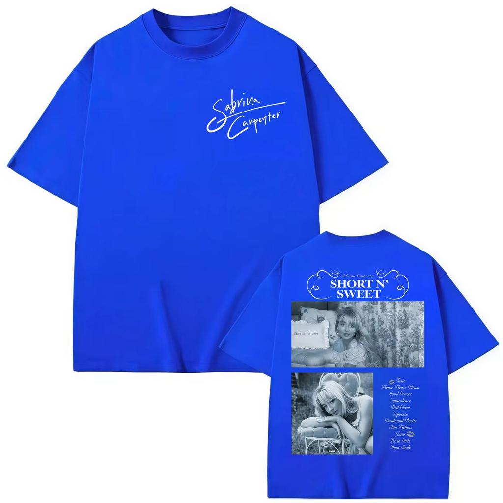 2026 Summer Fashion Trendy Tee Men Women Vintage Top Singer Sabrina Carpenter Graphic T Shirt Fashion Aesthetic Short Sleeve T-shirts