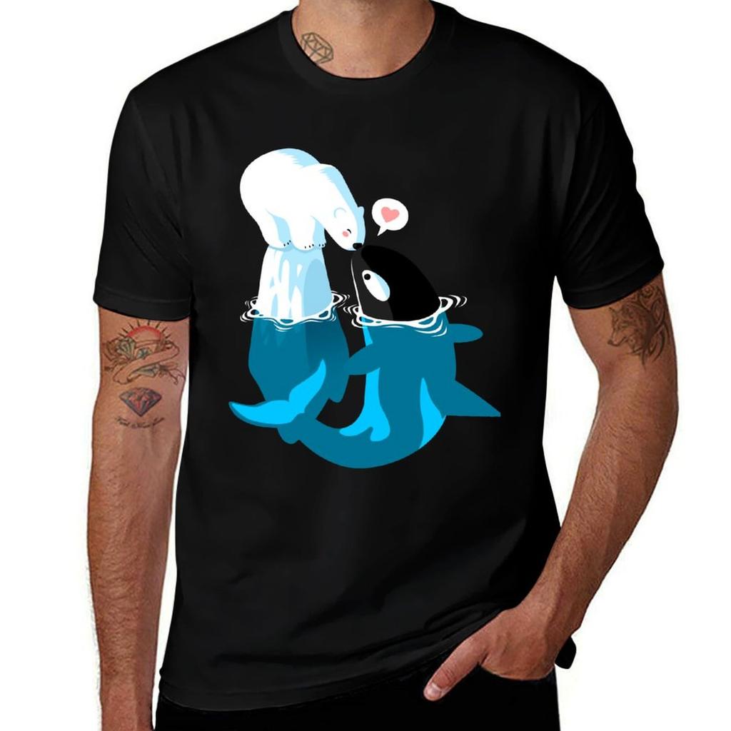 Whale bear TShirt Moisture Wicking Athletic TShirt