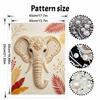 DIY Pearl Diamond Art Painting Kits for Adult and Beginners, Majestic Elephant Sparkling Painting Craft Home Wall Decor Handmade Gift