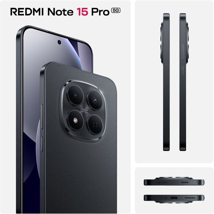 XIAOMI - Redmi Note 15 Pro 5G - 8 / 256 Go - Noir - Very good condition