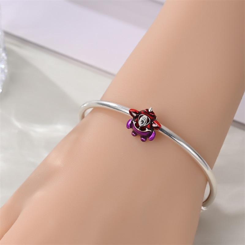 Original Charms Copper Red Cute Pet Beads Fit Bracelet Women Jewelry Making Diy Gift