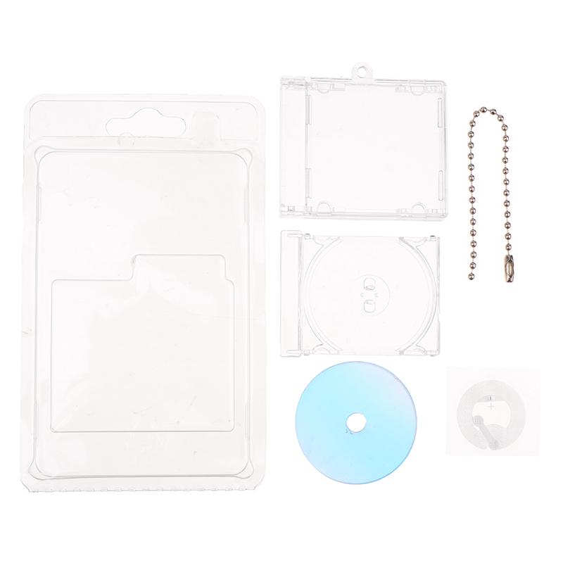 1Set Mini Nfc Functional Cd Disc Case Key Chain Peripheral Commemorative Album Key Holder For Diy Backpack Pendant