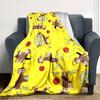 1pc Curious George (6) Blanket, Gift, for Men and Women, Soft Blanket, Good for Sofa Bed Couch Travel, Lightweight Flannel Blanket