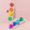 Music Table Bells 8 Notes Music Desk Hand Bells Colorful Diatonic Metal Hand Bells Musical Instruments Party Supplies