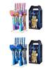 Western 24-Piece Stainless Steel Cutlery Set with Knife Holder Gift Box