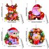 Cartoon Luminous Door Hanging Pendant Elk Christmas Decorations Pendant  Kids Gift