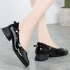 Non-slip Round Toe Ladies Casual  Summer Shoes  Elegant Fashion Comfortable Soft Leather Shallow Mouth Party Shoes