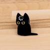 "Loading" Loading Black Cat Enamel Pin Metal Multifunctional Cute Brooch Pin Creativity Unique Backpack Badge