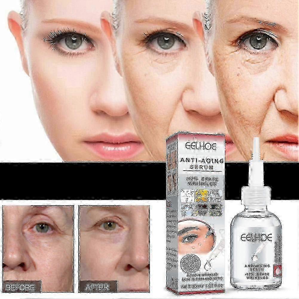 3x Wrinkle Remover Serum Lifting Firming Fade Fine Lines Anti-aging Brighten Skin Tone Lighten Facial Wrinkles D