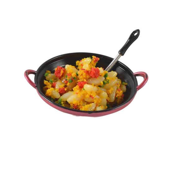 Exquisite High Simulation Clear Texture Simulated Fried Dish Pot Food Kitchen Cooking Toy Micro Landscape Accessory