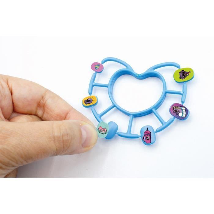 Clementoni - dark nail monster high - faux ongles à décorer thème monster high - dès 6ans