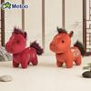 Horse Zodiac Year Plush Toy With Polyester Fiber Filling For Chinese New Year Gift