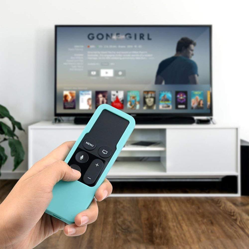 Remote Control Protective Case For Apple TV 4K 4th Gen Remote Control Silicone Anti-Scratch Remote Controller Cover Sleeve