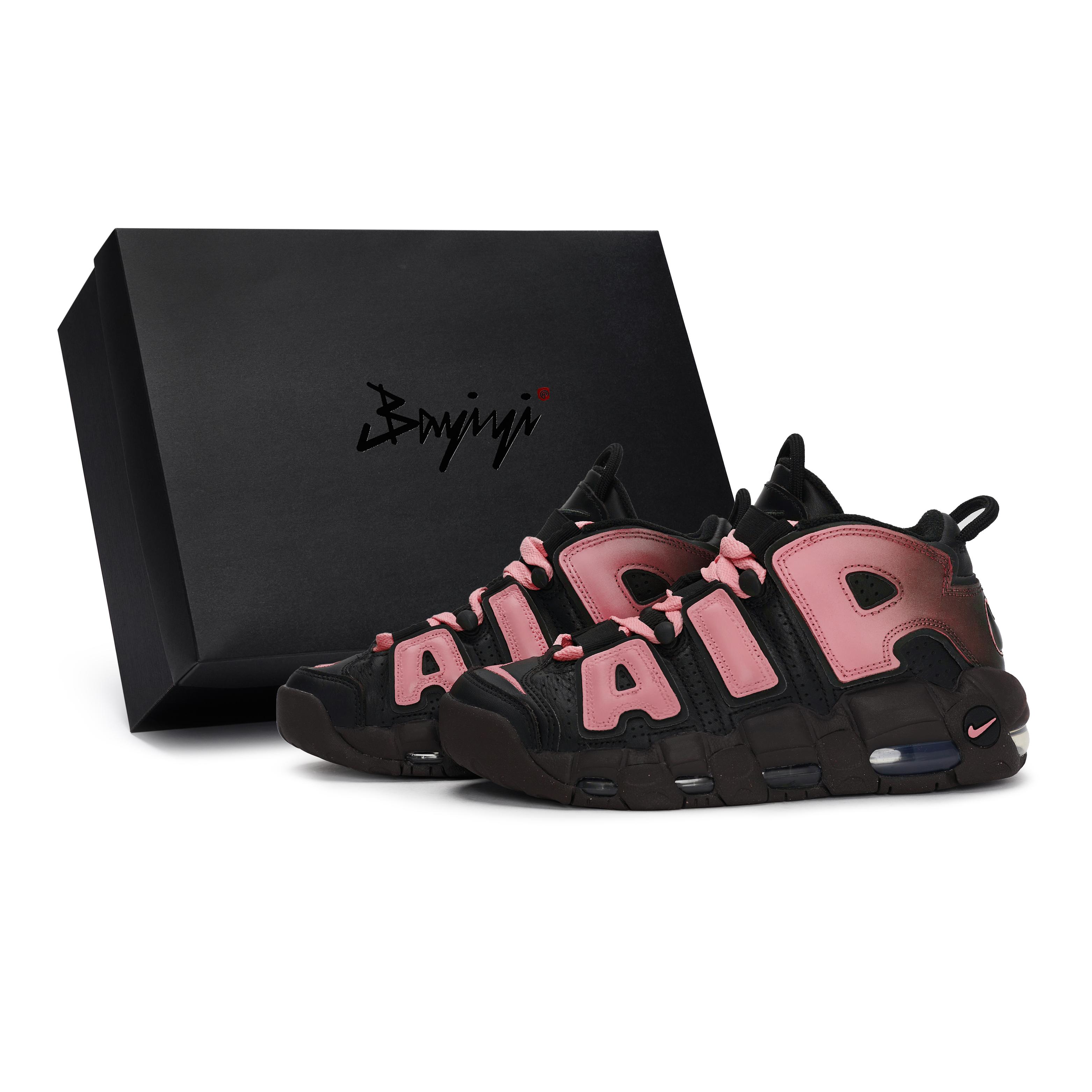 

Nike Air More Uptempo Slip Resistant Mid top Vintage Basketball Shoes Women s Pink DV1137-001(Team80-S-BOX) 37.5