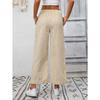 Sommer Neue Damen Gestreifte High Waist Lässige Mode Neun-Punkte-Hose