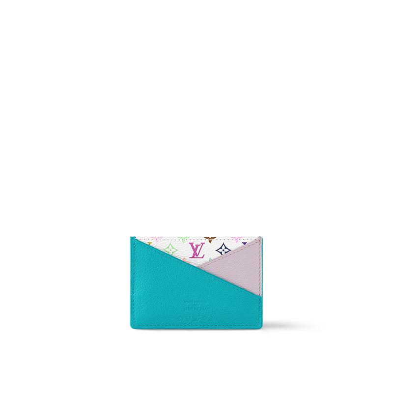 

Louis Vuitton X Takashi Murakami Хрест-навхрест Логотип-літери Колірний блок Дизайн Білий Триколірний Шкіряний Тримач для карток Жіночий Тримач для карток Синій M14090 Gift Set(Basic Set+Box+Shopping Bag)