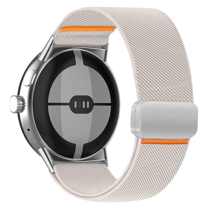 Google Elastic Nylon Buckle Strap for 41MM/45MM Watches