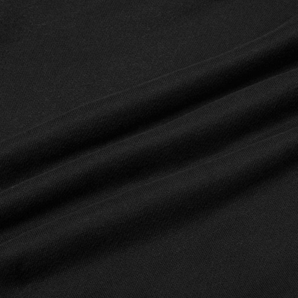 Puma סווטשירט צווארון עגול עם לוגו אותיות מודפס בצבע אחיד נשים טופים שחור 585259-61