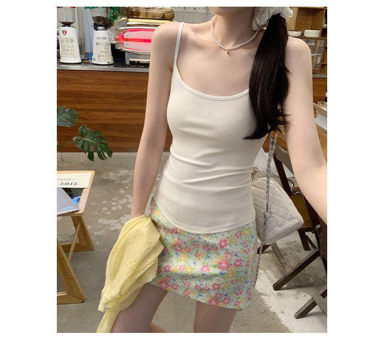 Canotta da Donna French Black & White Color Block Slim Fit con Reggiseno Integrato – Arrivo Top Corto Estivo Dolce & Piccante