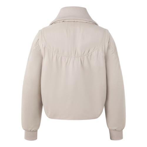 adidas Fustl W P Djk C Solid Color Warm Sports Casual Long Sleeve Cotton Jacket