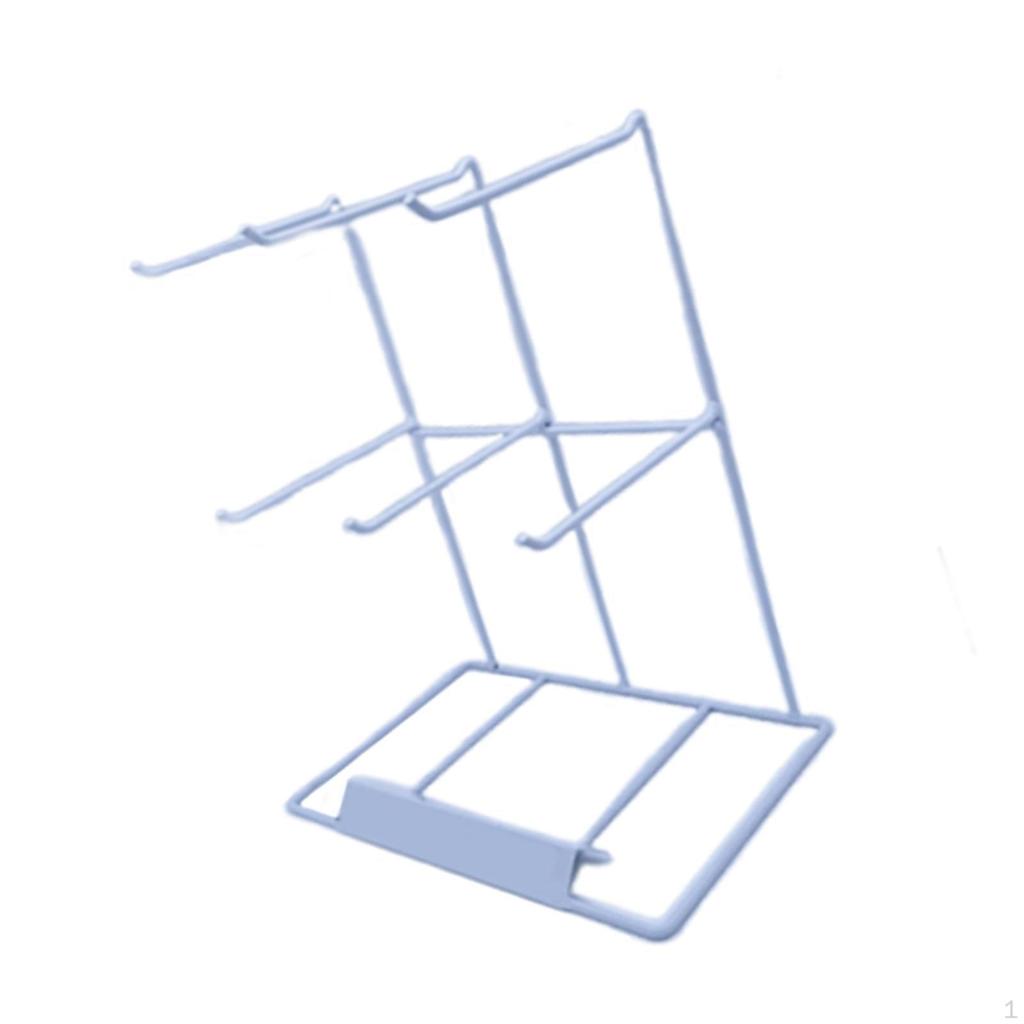 Bijoux Schmuckständer auf 2 Ebenen mit 6 Ohrring-Aufbewahrungshaken zur Organisation von Haarsträhnen