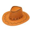 Western cowboy hat men's summer outdoor visor grassland Mongolian hat knight hat travel hat stage prop hat women
