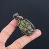 Dragon Blood Jasper 999 Copper Wire Wrapped Pendant, Handmade Gemstone Pendant Jewelry, Gifts For Wife Brand New Pendant