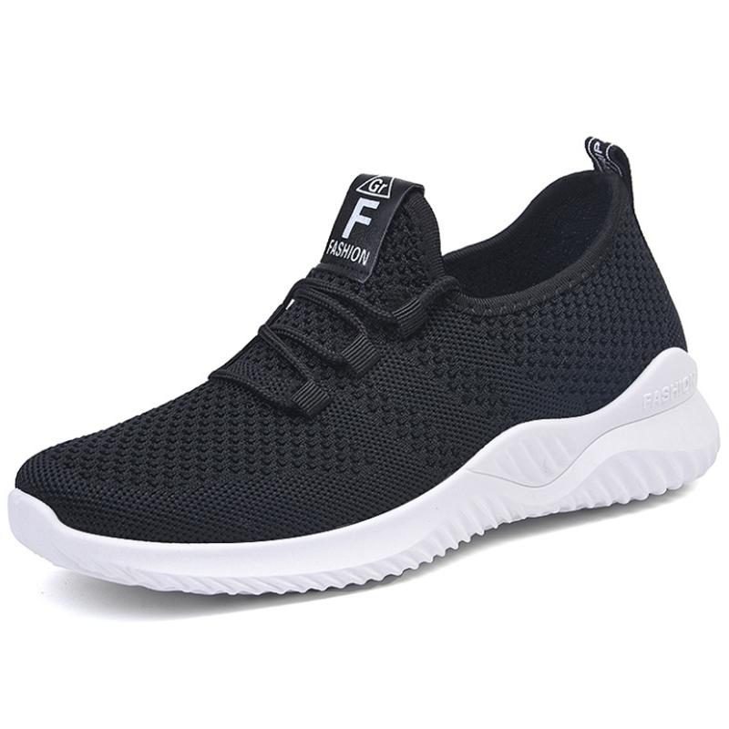 Women's Casual Sneakers Summer Comfortable Breathable Platform Shoes Fashion Women Versatile Lace-up running Shoes tenis de muje