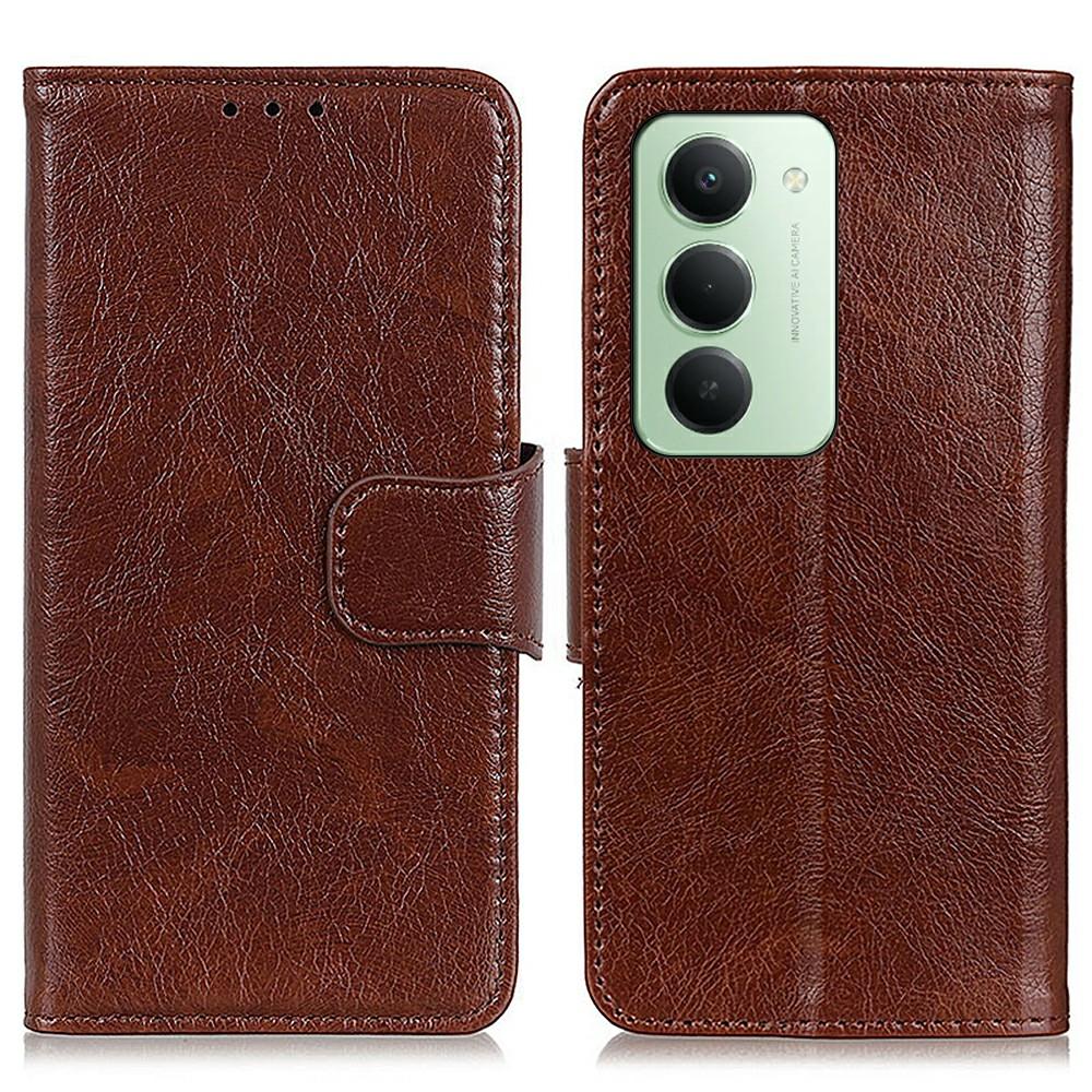 For Xiaomi Redmi 15 4G (EU) (171mm) Case Nappa Texture Split Leather Wallet Phone Cover