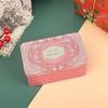 1 Stück Rechteckige Weißblechdose Süßigkeitenbox Geschenkaufbewahrungsbox Keksdose Metalldose Aufbewahrungsbox für Zuhause Weihnachts-Süßigkeitendosen Kindergeschenk