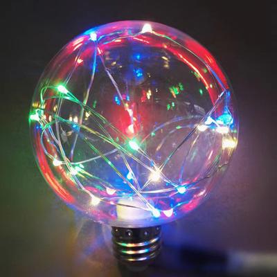 LED Edison String Light Bulb E27 220V  Colorful RGB Lighting Copper Wire Bulb