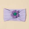 Cute Flower Infant Baby Wide Headband Soft Stretchy Elastic Baby Girl Headscarf Nylon Newborn Head Wrap
