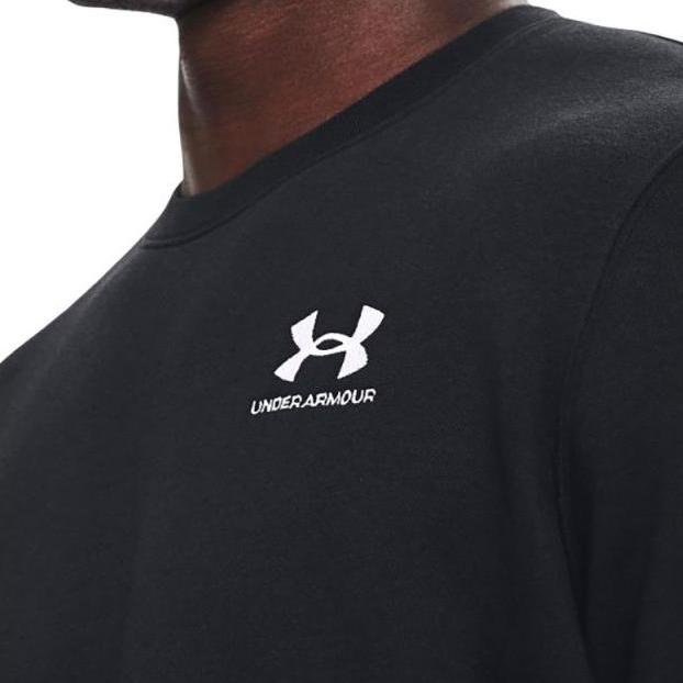 Under Armour Sportstyle Terry Training Crewneck Sweatshirt Men sweatshirt Black 1360735-001