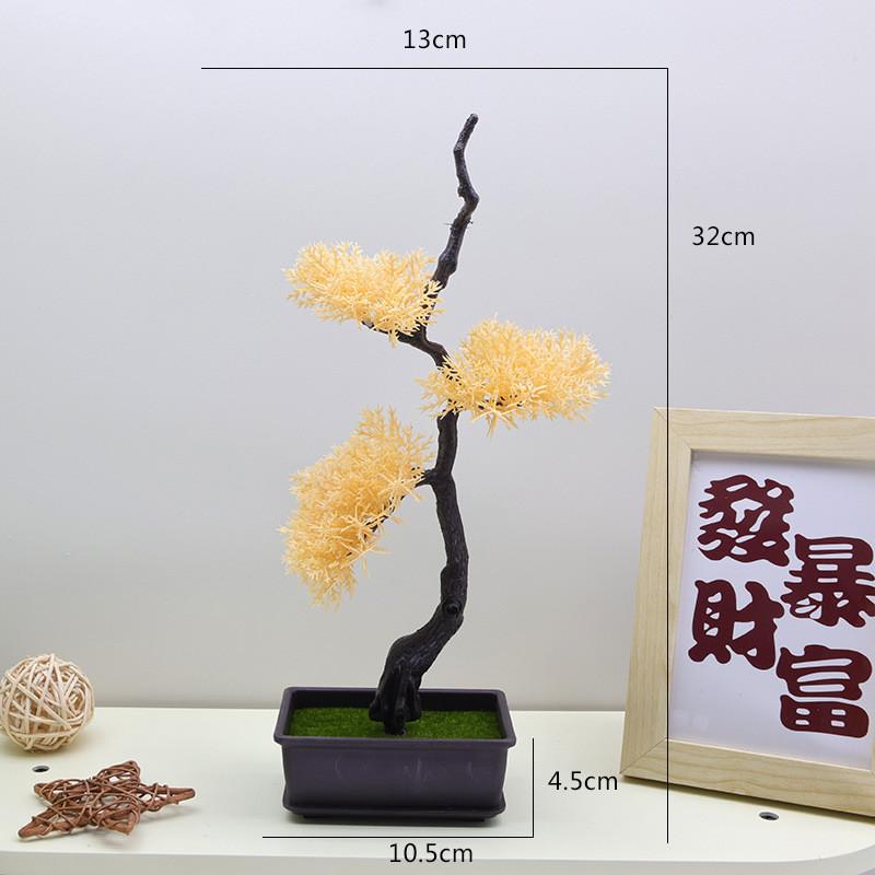 Densata Artificial Pinus Pineneedle Greenery Landscape Decor For Living Room