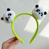 Süßes Panda-Puppen-Stirnband Kopfschmuck Gesicht waschen Haarspange Haarklammer Haarband Schleife Kinder Erwachsene Haarschmuck