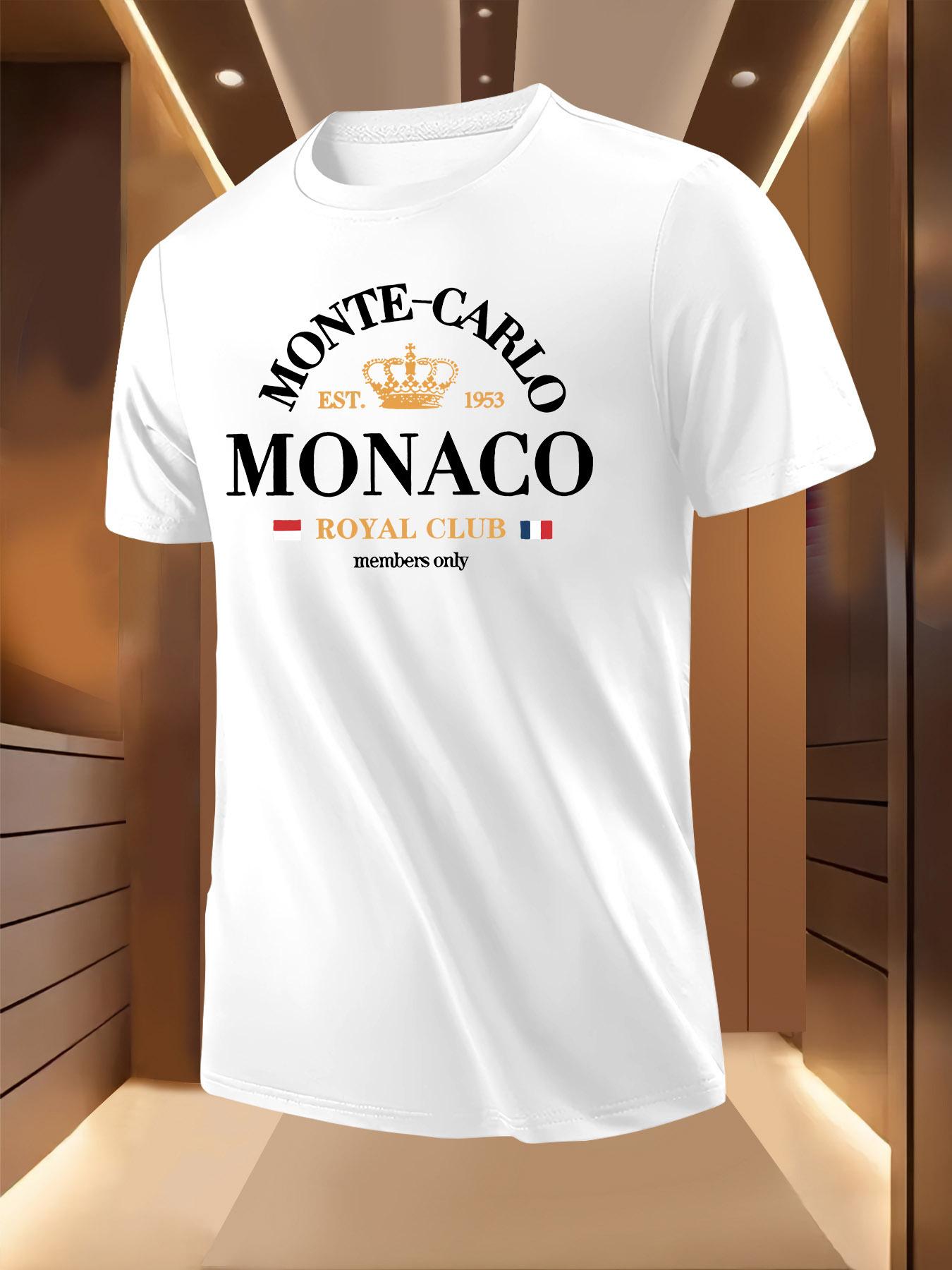 Monaco Royal Club Graphic Tshirt - Breathable Lightweight... S