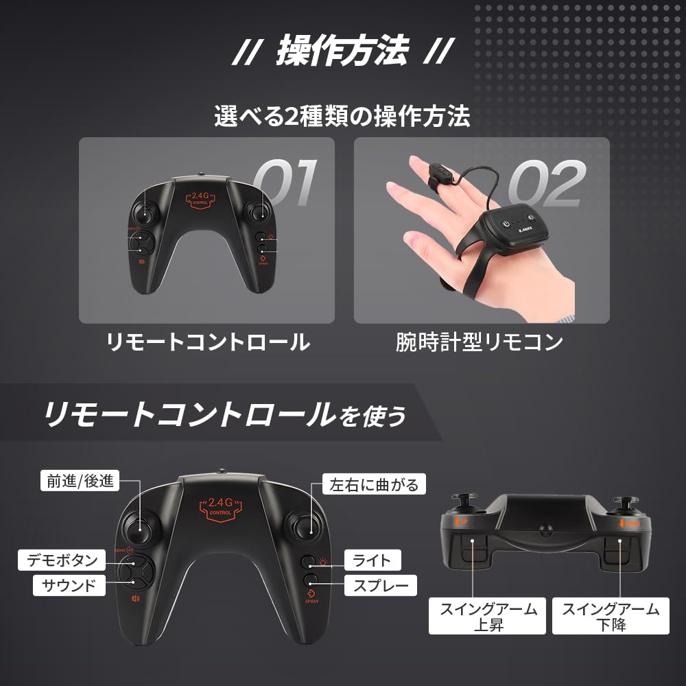 Felicross Gesture Radio Control Motion Master RC Car, Motion Radio Control Drift Car for Kids [Swing Arm Transformation & 360 Degree Rotation]