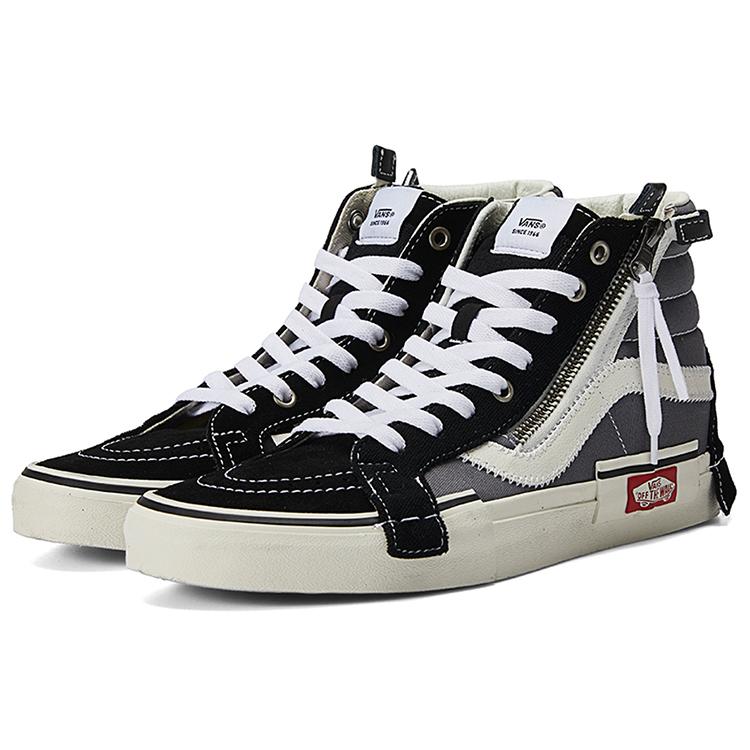 Vans Sk8 Hi Reissue Cap Cap Grey Black (Unisex) Skate Shoes VN0A3WM1603