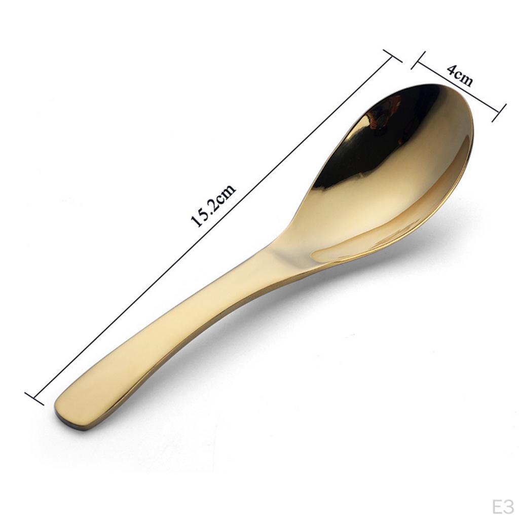 Coffee Spoon Soup Dessert Cutlery Ladle Home Kitchen