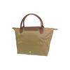New LONGCHAMP Le Pliage Canvas With Leather Dumpling Bag Handbag Small Women's Desert 1621089526