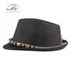 Summer sunshade sunscreen topper hat women's simple casual beach hat men's jazz hat straw woven handmade straw hat