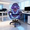 Gaming-Stuhl Schutzhülle Punk-Stil Design Universelle Stuhlhülle Sessel Sitz Computertisch Staubdichte Dehnbare Hülle