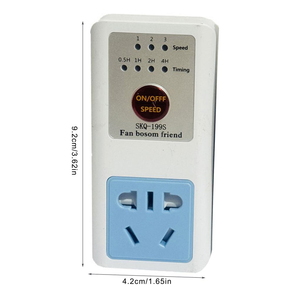 Fan Socket with Remote Wireless Plug Outlet Remote Switch Ceiling Fan Controller for LED Lamps and Household Appliances