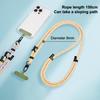 Universal Phone Lanyard Anti-Lost Lanyard Strap Detachable Colorful Neck Cord Phone Safety Tether Keychain Chain Rope With Card