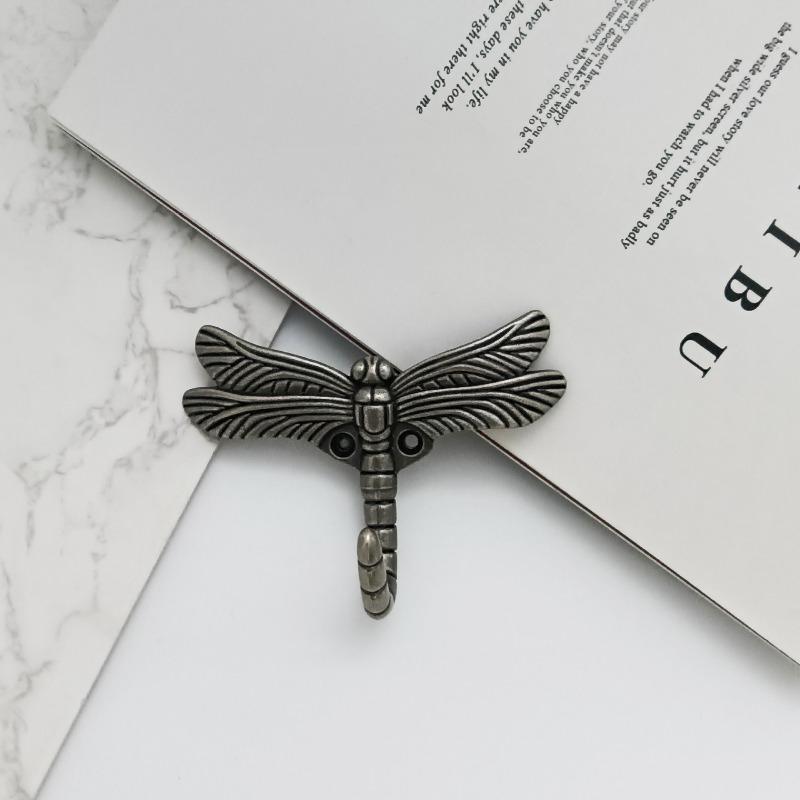 Libellen Wandhaken, Robuste Dekorative Vintage Haken für Innen Außen Universal für Mantel Handtuch Bademantel Kleidung Hüte Taschen Schlüssel