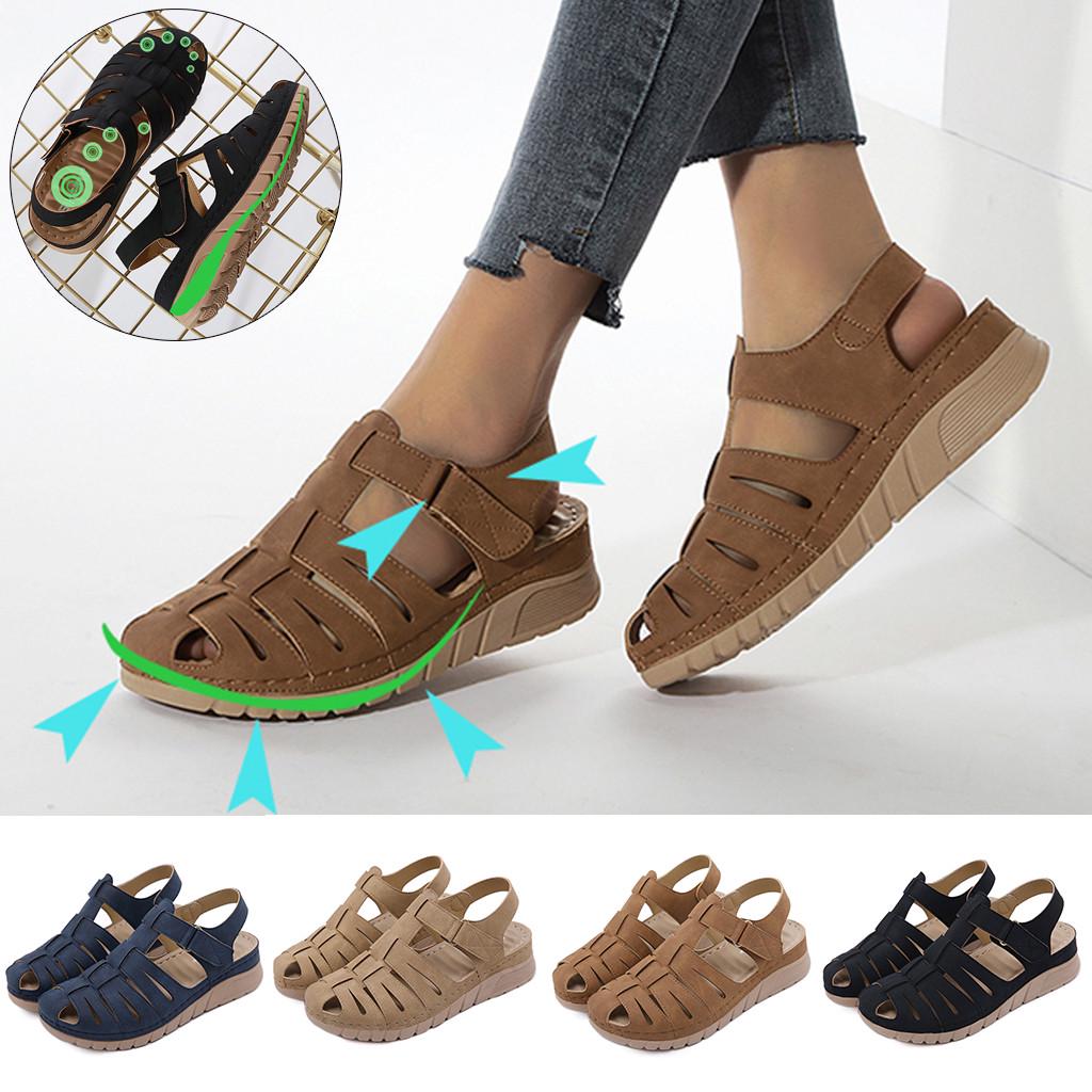 

Женская модная повседневная обувь на открытой платформе, сандалии на танкетке