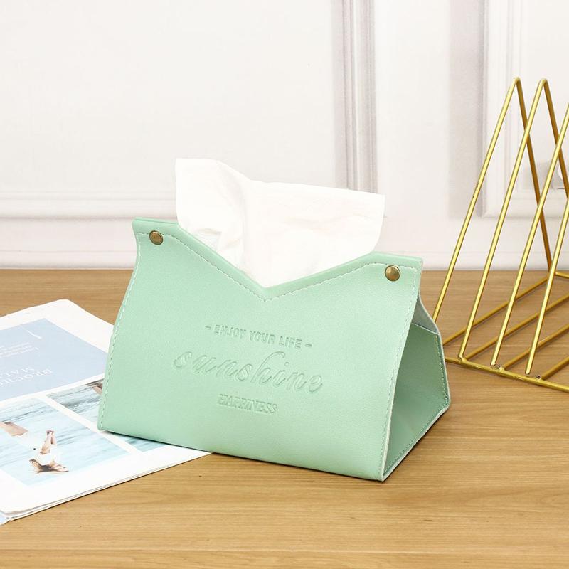 

Коробка для салфеток из искусственной кожи с V-образным отверстием, рулонная бумага, туалетная бумага, автомобиль, гостиная, отели, спальня, кабинет, хранение салфеток для дома