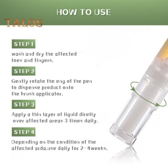 5ml Nail Repair Liquid Effective Fungus Removing Portable Pedicure Treatment Pen for Unisex
