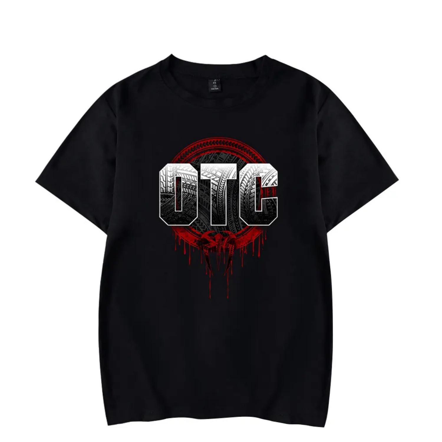 

Roman Reigns Tshirt Crewneck Short Sleeve T-shirt Men Women Streetwear Printing Casual Fashion Hip Hop S чёрный