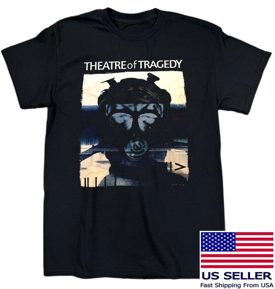 

Theatre of Tragedy Band Album For Fans Cotton Black S5XL T Shirt AG923 Unisex T-Shirt XXXXL